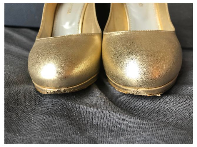 Pump Sergio Rossi Champagner Größe 36 Golden - Ansicht 2