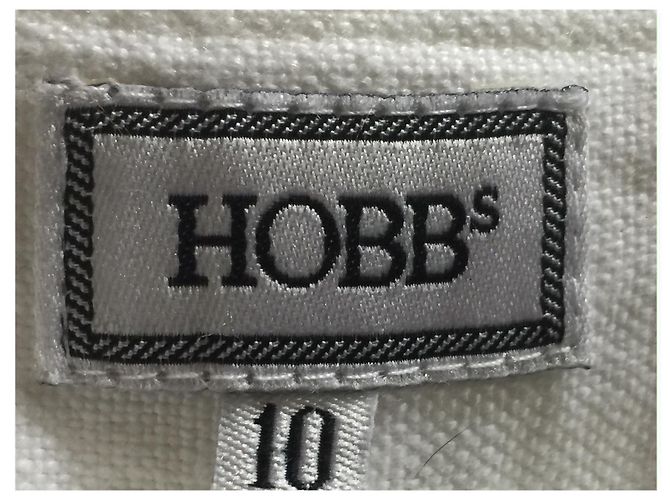Hobbs Leinen Marlene Hose Weiß - Ansicht 3
