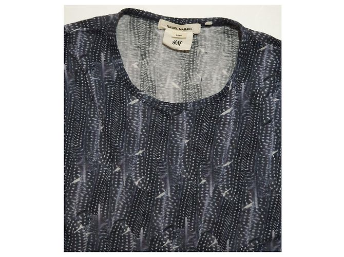Camicetta Isabel Marant in lino Multicolore - vista 2