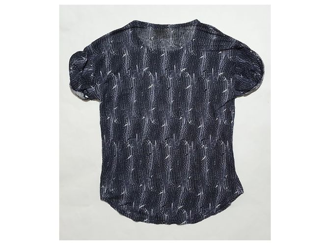 Camicetta Isabel Marant in lino Multicolore - vista 3