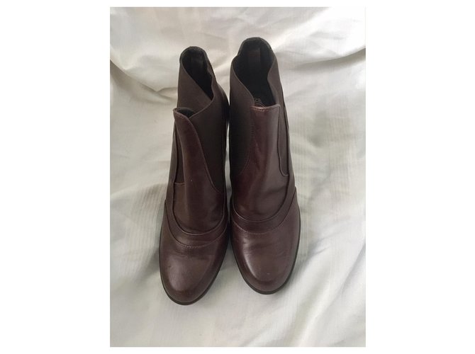 Tod's Botines Chelsea marrones Castaño - vista 2