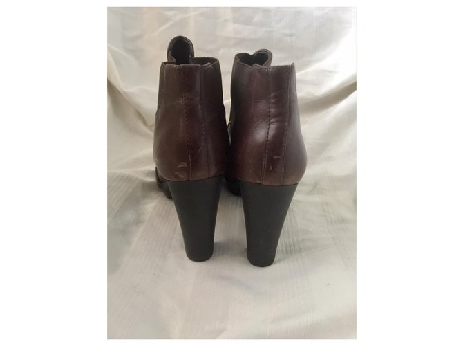 Tod's Botines Chelsea marrones Castaño - vista 4