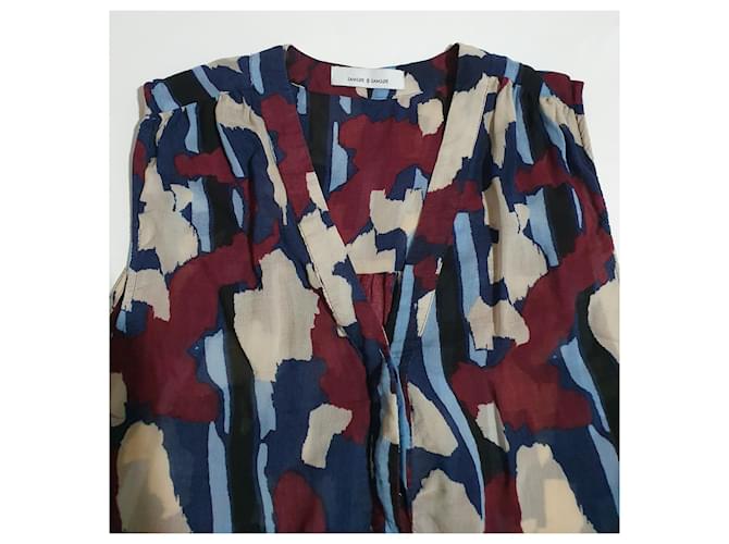 Samsoe & Samsoe Tank Weste Shirt Baumwolle Viskose Mehrfarben - Ansicht 2