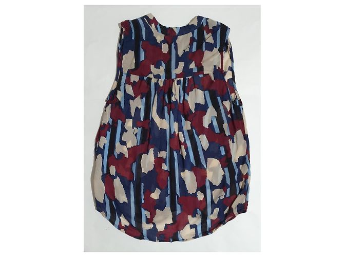 Samsoe & Samsoe Tank Weste Shirt Baumwolle Viskose Mehrfarben - Ansicht 3