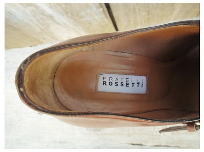 Mocassini con tacco Fratelli Rosseti 37 Marrone - vista 6