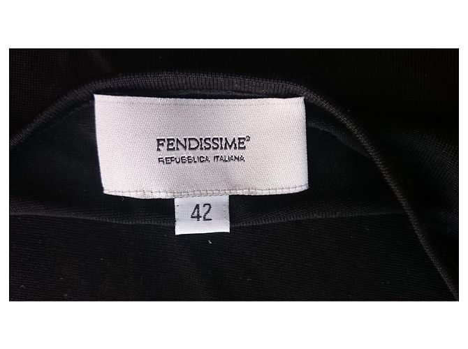 Fendissime Fedissime Top, Tamaño IT 42 Negro - vista 4