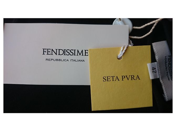 Fendissime Fedissime Top, Tamaño IT 42 Negro - vista 8