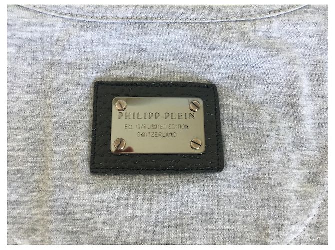 Camiseta Philipp Plein Punish Me Corazón Gris Algodón - vista 5