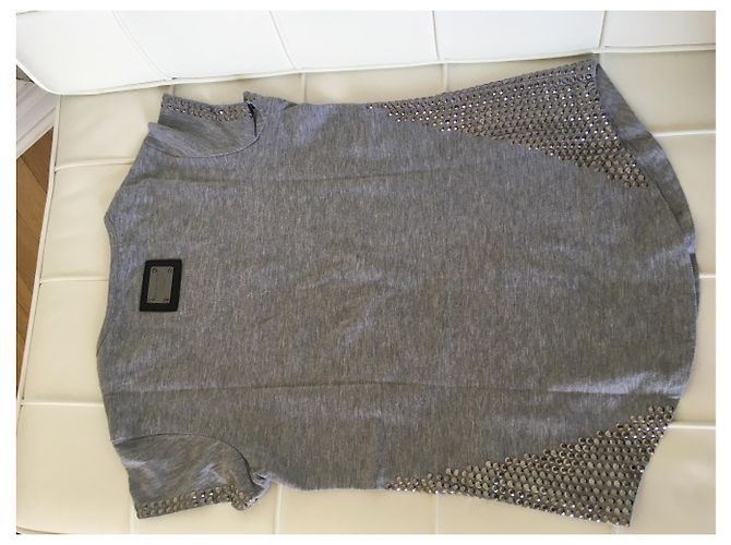 Camiseta Philipp Plein Punish Me Corazón Gris Algodón - vista 6