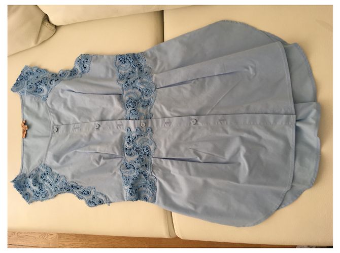 Ermanno Scervino Guerrera de la colección Beach Wear Azul claro - vista 3
