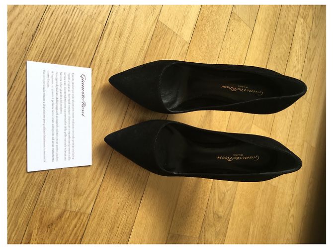 Décolleté Gianvito Rossi Nere Nubuck 36 Nero - vista 6