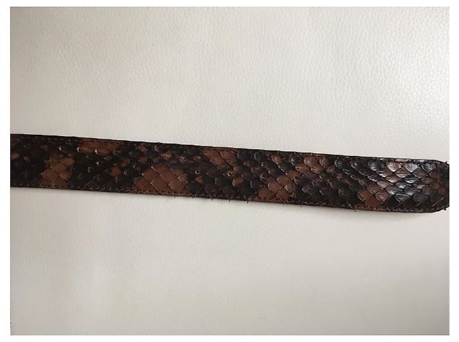 Autre Marque Reptil's House Python Belt Brown - view 2