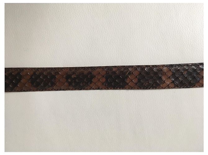 Autre Marque Reptil's House Python Belt Brown - view 3
