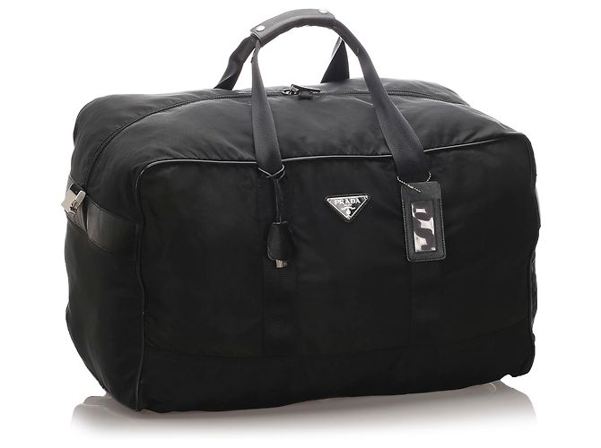 Sac de sport Prada Tessuto noir - vue 2