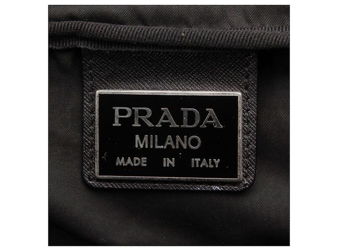 Sac de sport Prada Tessuto noir - vue 6