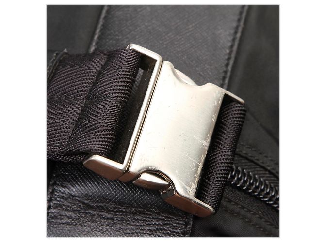 Sac de sport Prada Tessuto noir - vue 7