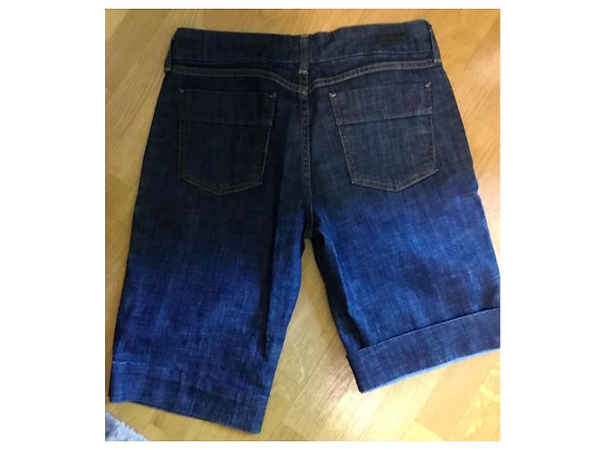 Autre Marque Seven Bermuda Shorts aus Denim Blau Größe 29 - Ansicht 2