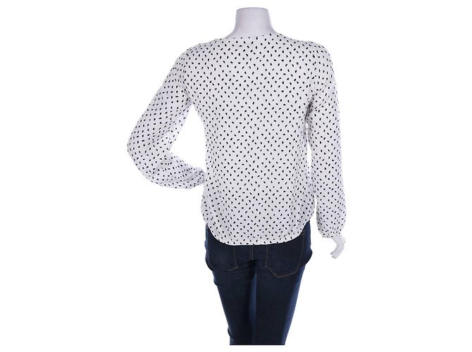 Autre Marque Aéryne Bluse Weiß Bunt Polyester Größe S Mehrfarben - Ansicht 2