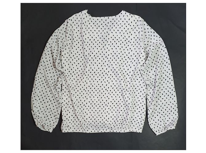 Autre Marque Aéryne Bluse Weiß Bunt Polyester Größe S Mehrfarben - Ansicht 5