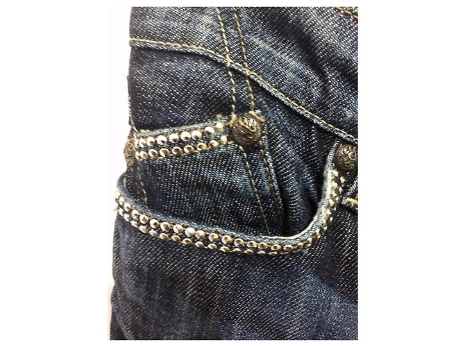 Victoria Beckham Vaqueros bootleg Rock & Republic Azul - vista 3