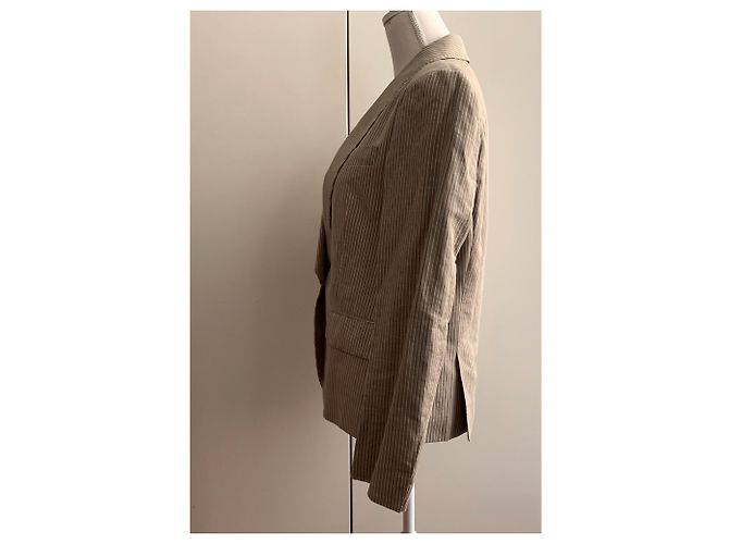 Roberto Cavalli Giacca blazer a righe Beige - vista 13