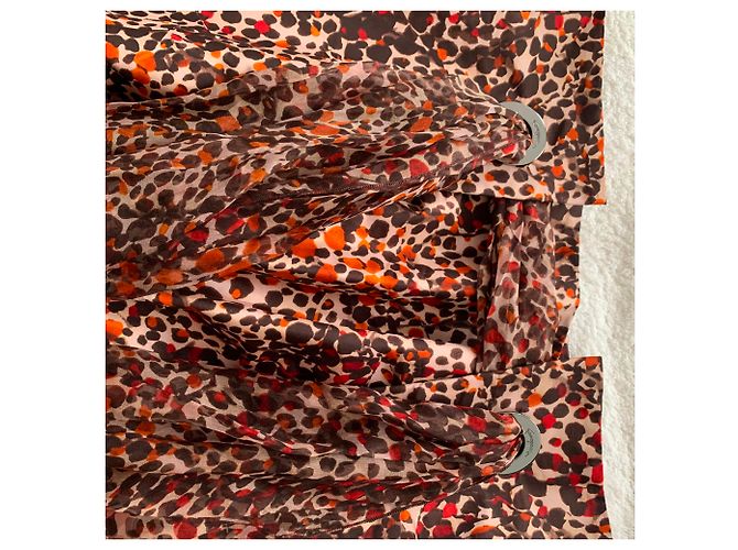 Salvatore Ferragamo Falda asimétrica de tafetán de seda estampada - vista 5