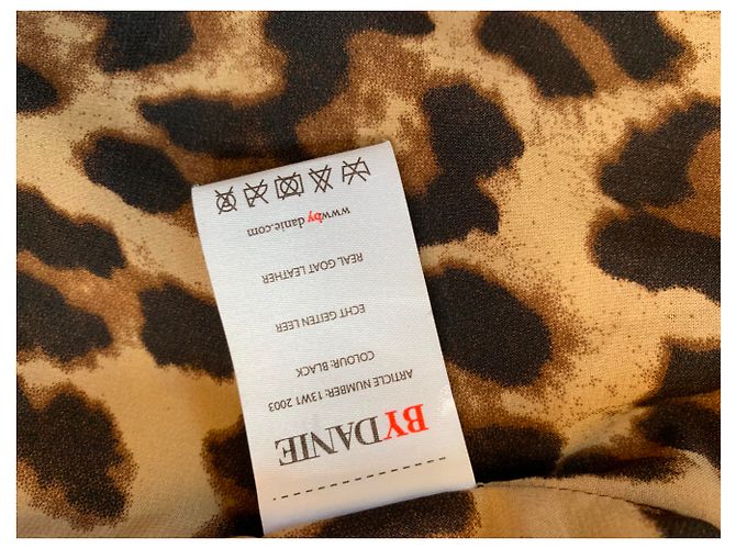Autre Marque By Danie Leder biker Jacke Schwarz - Ansicht 4
