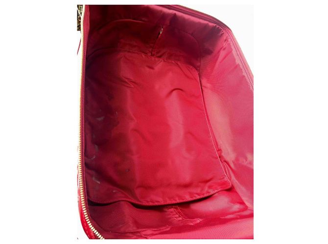 Pegase Louis Vuitton Carrello Pégase 48H in vernice rossa Rosso - vista 5