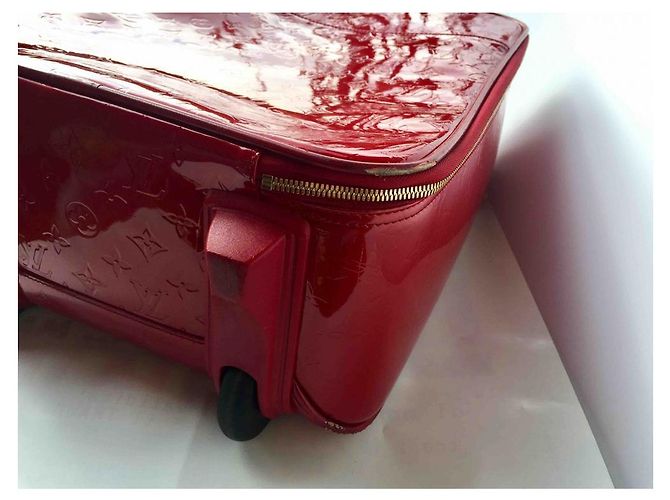 Pegase Louis Vuitton Carrello Pégase 48H in vernice rossa Rosso - vista 6