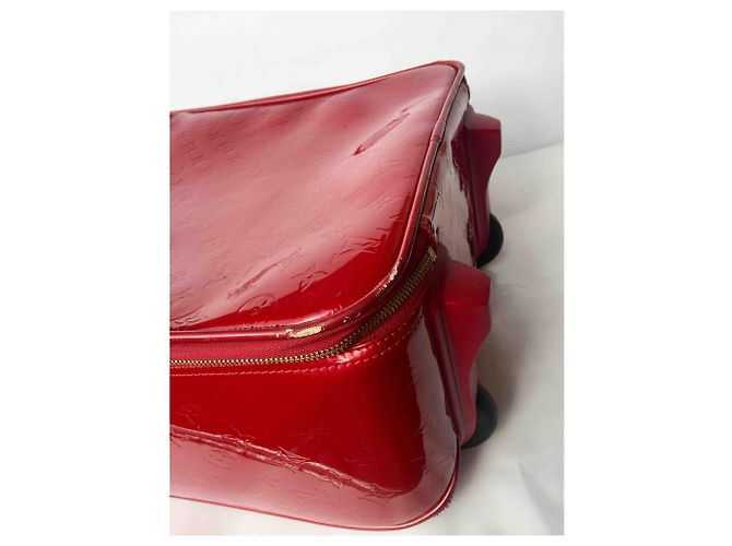 Pegase Louis Vuitton Carrello Pégase 48H in vernice rossa Rosso - vista 8