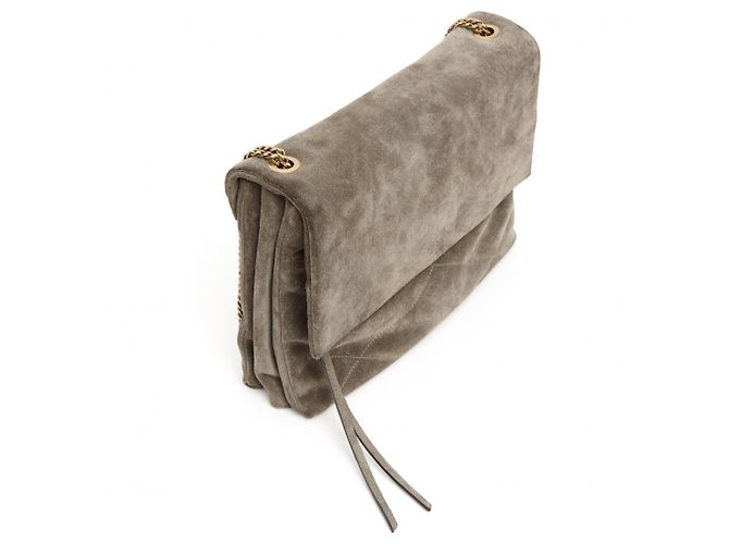 Lanvin KHAKI GRAY SUEDE SUGAR - view 4