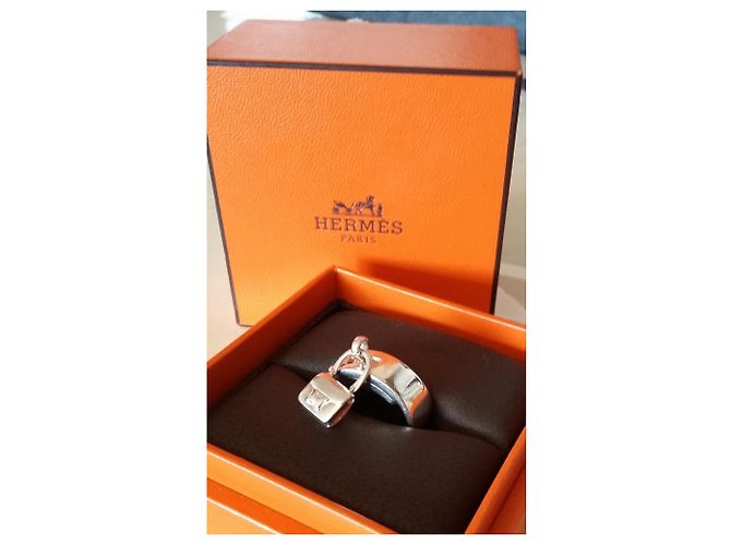Hermes, Constance Modell wie die Hermès Constance Pendeltasche. Silber - Ansicht 4