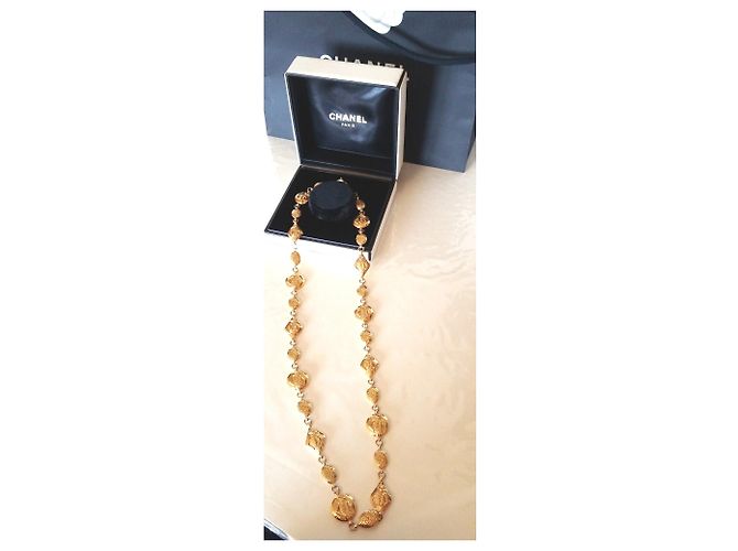 Collana e cintura lunghe Chanel. D'oro - vista 5