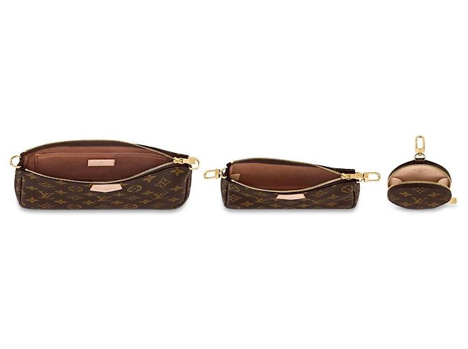 Louis Vuitton Accessori multi pochette Marrone - vista 3