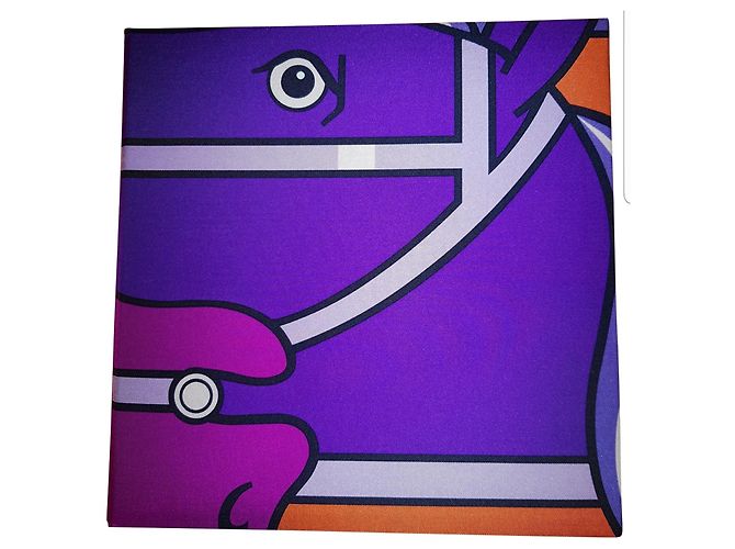 Hermès Le Livre Carre Hermes luxury limited edition Purple - view 2