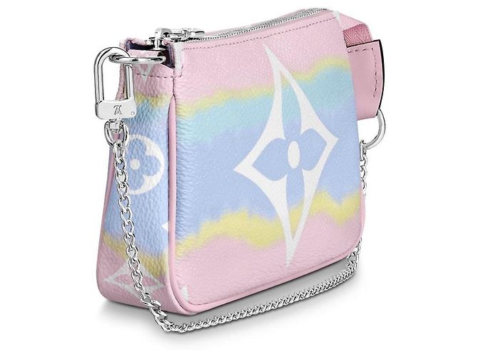 Louis Vuitton Pochette Escale LV Mini Rosa - vista 2
