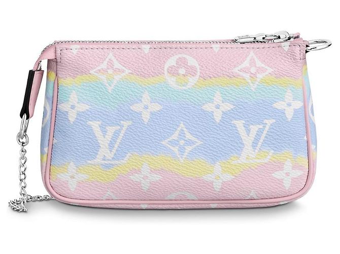 Louis Vuitton Pochette Escale LV Mini Rosa - vista 5