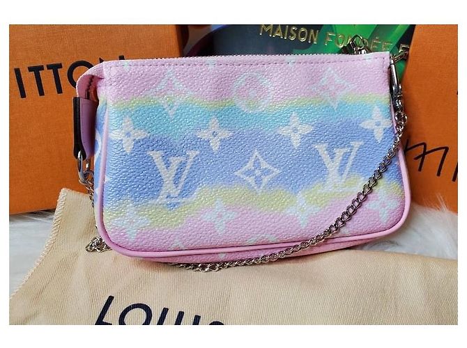 Louis Vuitton Pochette Escale LV Mini Rosa - vista 6