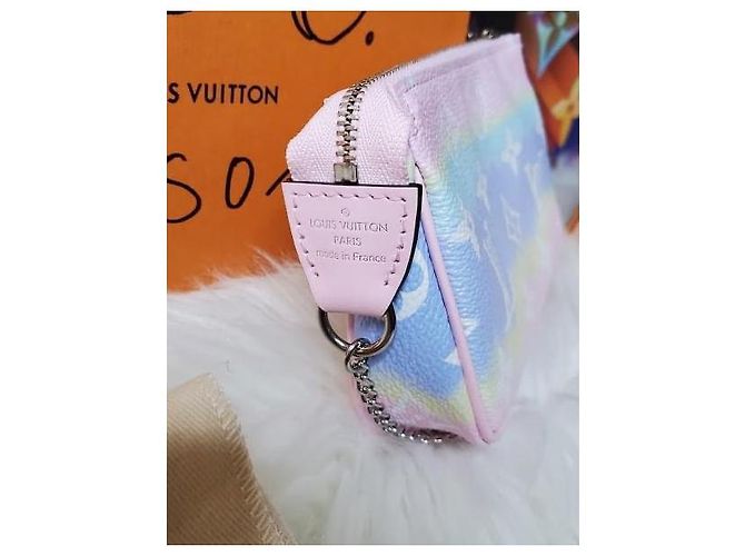 Louis Vuitton Pochette Escale LV Mini Rosa - vista 8