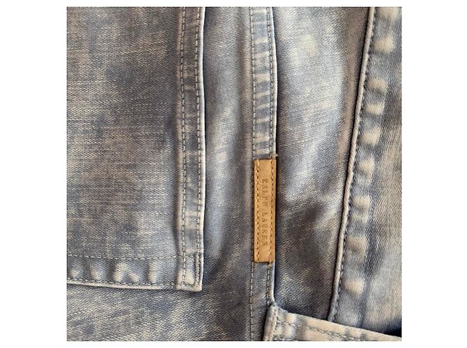 Ralph Lauren Efecto de mármol estiramiento demin Azul - vista 8