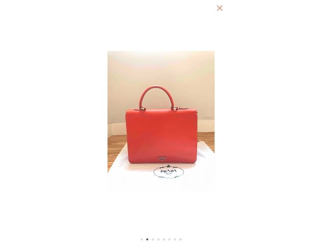 PRADA Schulranzenhandtasche Orange - Ansicht 2