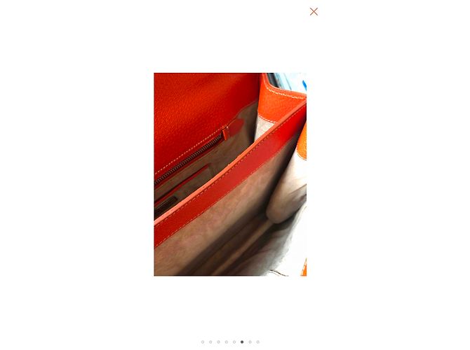 PRADA Schulranzenhandtasche Orange - Ansicht 6