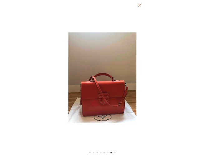 PRADA Schulranzenhandtasche Orange - Ansicht 7