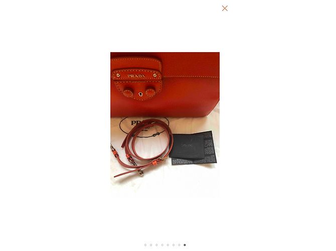 PRADA Schulranzenhandtasche Orange - Ansicht 8