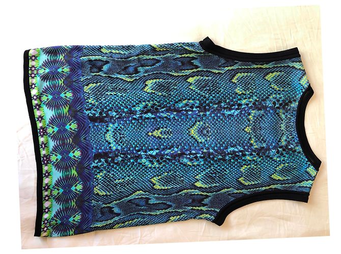 Top multicolore in viscosa Roberto Cavalli - vista 2