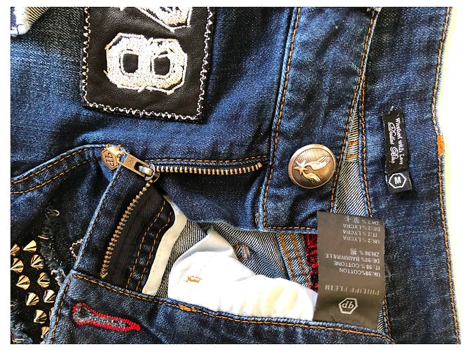 Philipp Plein Jeans corti - vista 3