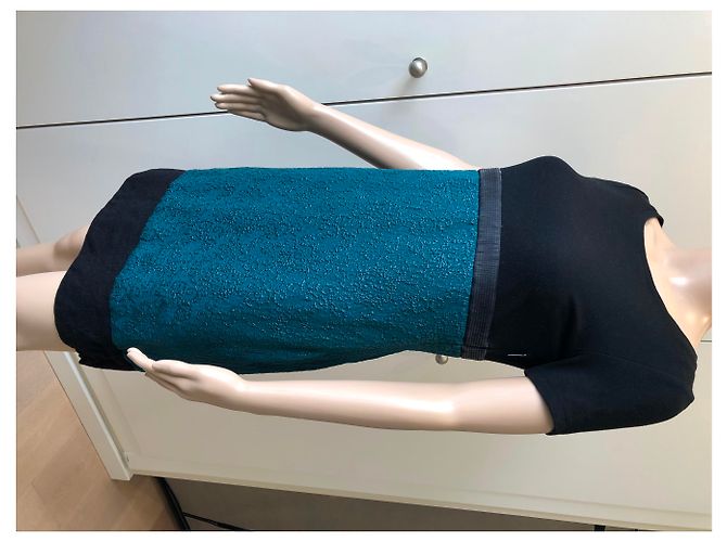 Roberto Cavalli Wollkleid Mehrfarbig Gr. 40 - Ansicht 3