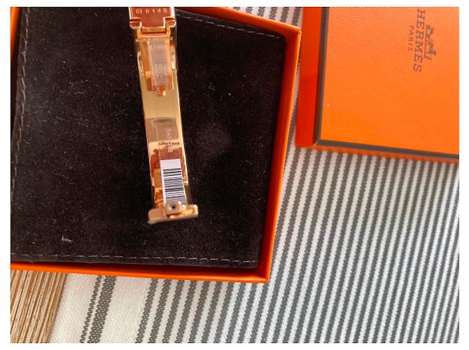 Nuovo bracciale Hermès CLIC H. Taupe - vista 2