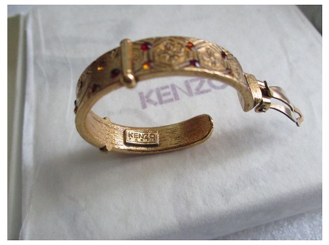 Kenzo Cerchi Barocchi Oro in Metallo D'oro - vista 4