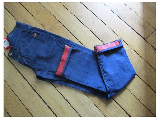 Marithé et François Girbaud Primer novio de Jean, taille 38 fr. Azul marino - vista 3